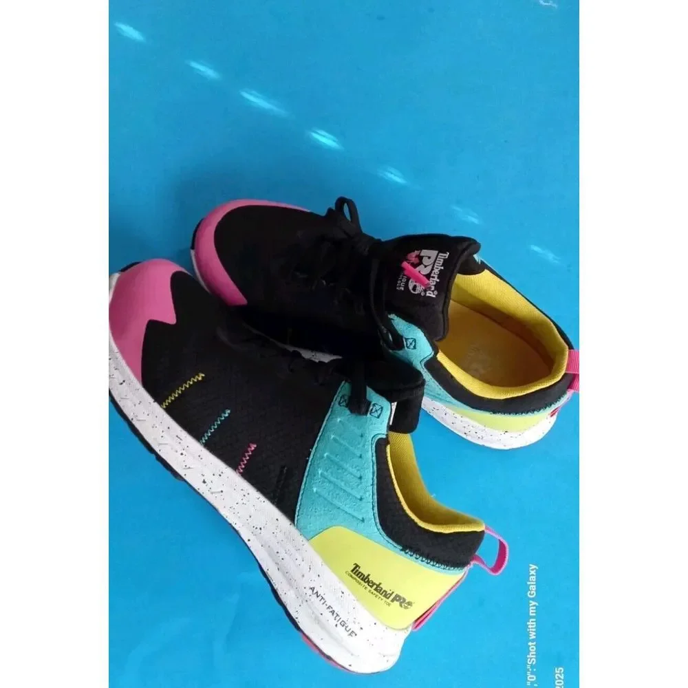 Timberland PRO Lightweight Athletic Work Sneakers Anti-Fatigue‎ Black Pink